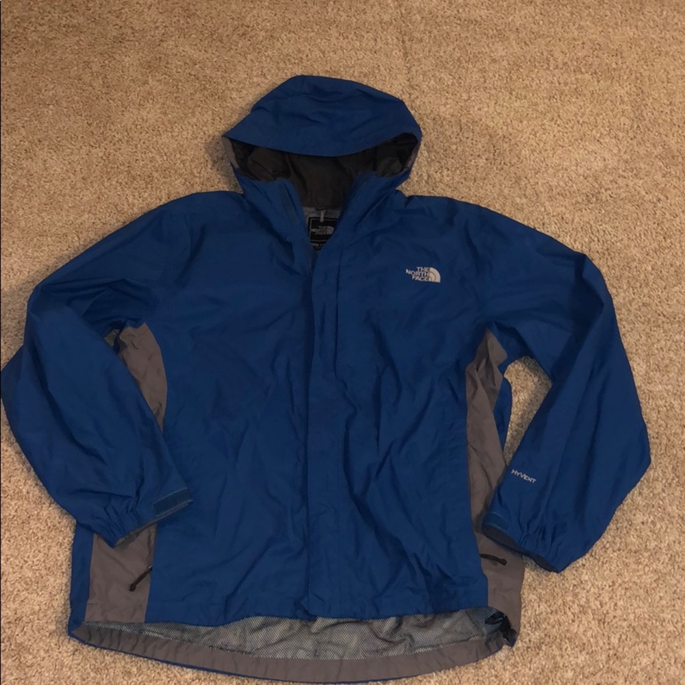 North Face Blue Zip Up Light Weight jacket